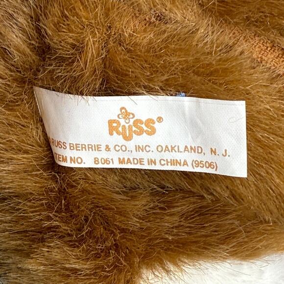 Russ Barkley Musical Christmas Basset Hound Plush Barks Christmas Carols 8” NWT - Picture 4 of 5